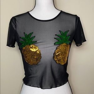 Pineapple crop top